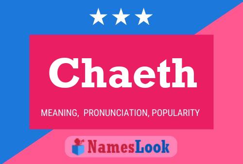 Chaeth Name Poster