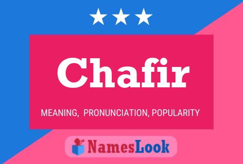 Chafir Name Poster