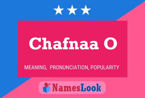 Chafnaa O Name Poster