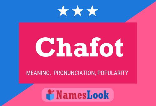 Chafot Name Poster