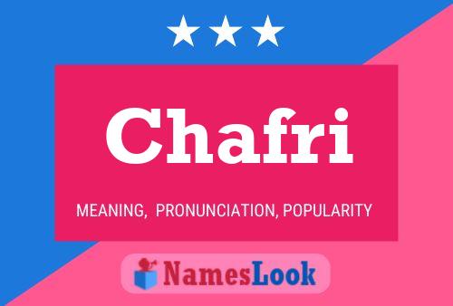 Chafri Name Poster