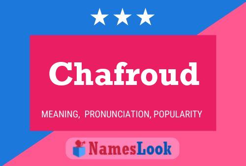 Chafroud Name Poster