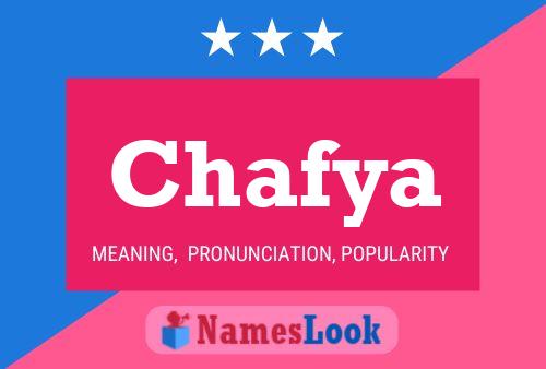 Chafya Name Poster