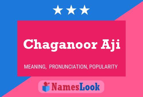 Chaganoor Aji Name Poster