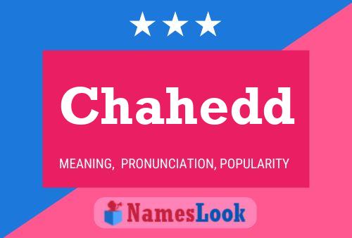 Chahedd Name Poster