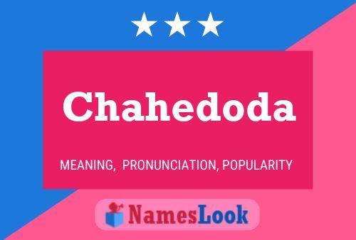 Chahedoda Name Poster