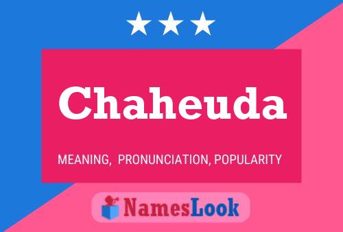 Chaheuda Name Poster