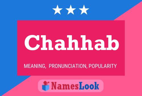 Chahhab Name Poster