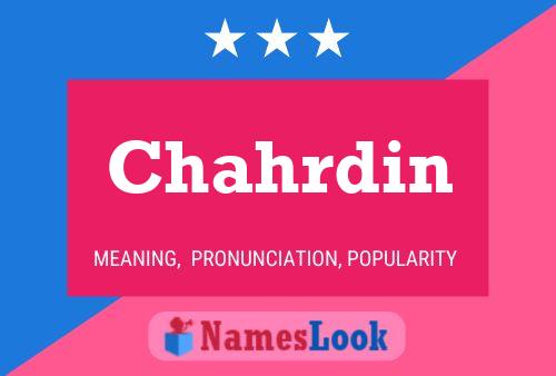 Chahrdin Name Poster