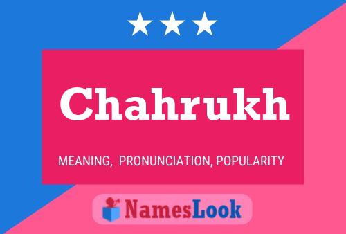 Chahrukh Name Poster