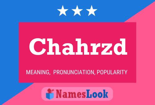 Chahrzd Name Poster