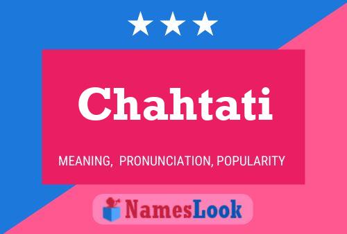 Chahtati Name Poster