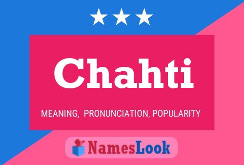 Chahti Name Poster