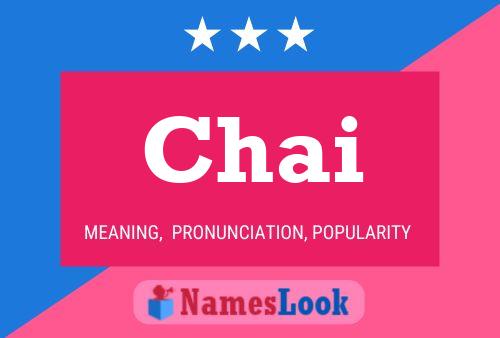 Chai Name Poster