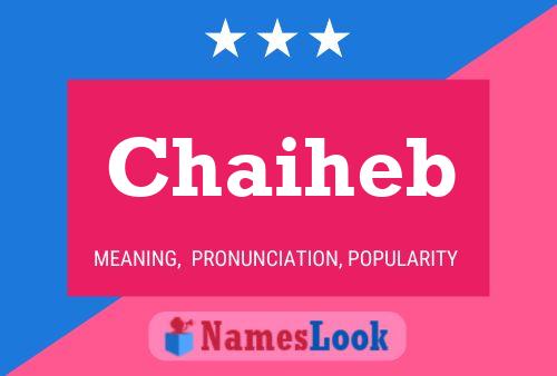 Chaiheb Name Poster