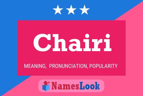 Chairi Name Poster