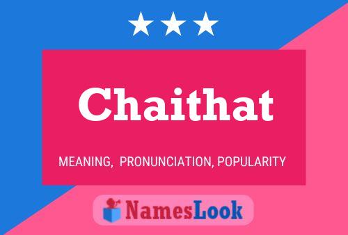 Chaithat Name Poster