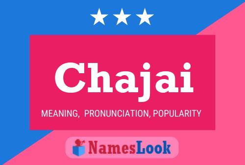 Chajai Name Poster