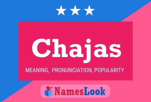 Chajas Name Poster