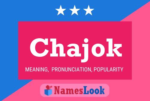 Chajok Name Poster