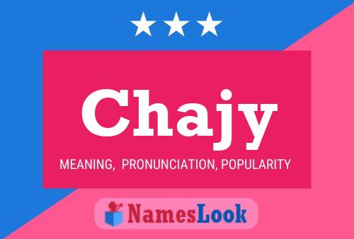 Chajy Name Poster