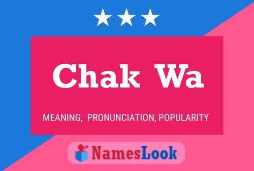 Chak  Wa Name Poster