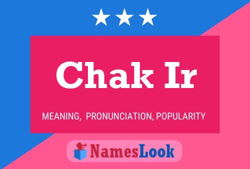 Chak Ir Name Poster