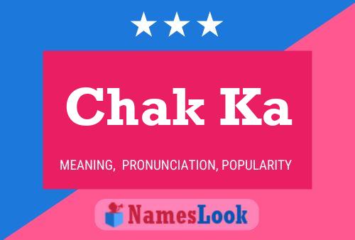 Chak Ka Name Poster