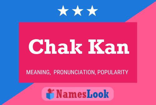 Chak Kan Name Poster