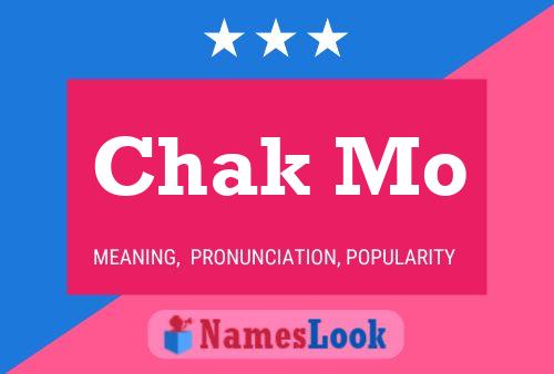 Chak Mo Name Poster