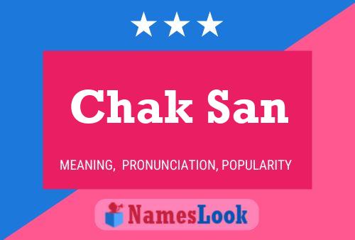 Chak San Name Poster