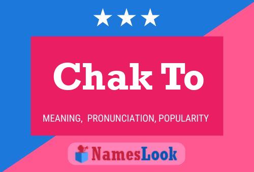 Chak To Name Poster