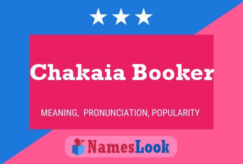 Chakaia Booker Name Poster