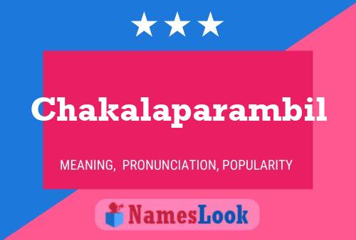 Chakalaparambil Name Poster