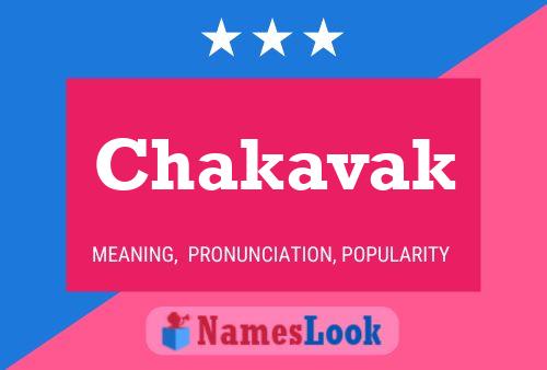 Chakavak Name Poster