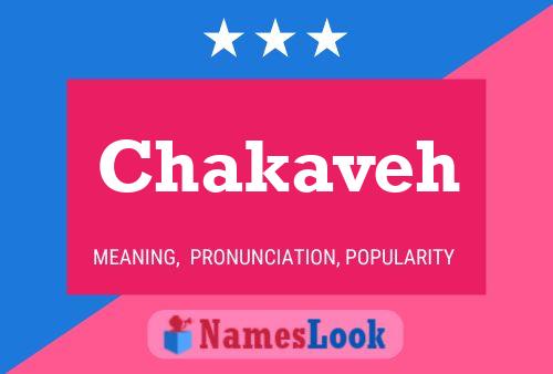 Chakaveh Name Poster