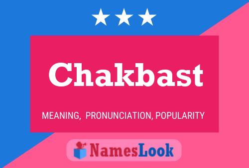 Chakbast Name Poster