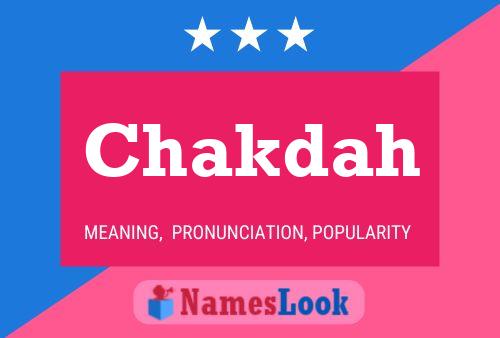 Chakdah Name Poster