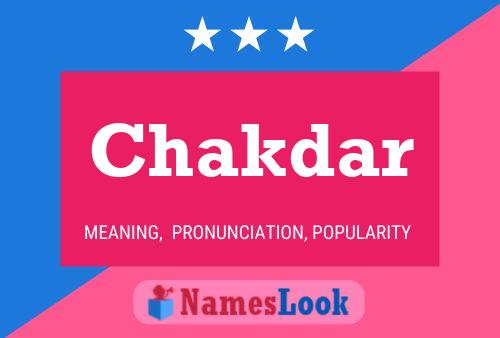 Chakdar Name Poster