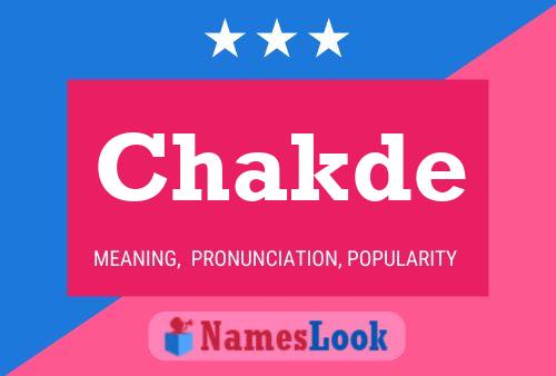 Chakde Name Poster