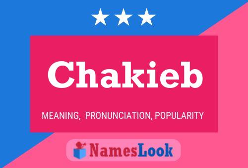 Chakieb Name Poster