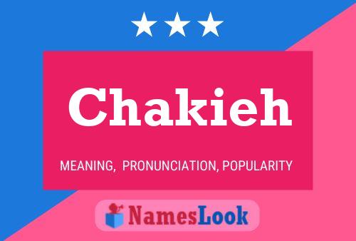 Chakieh Name Poster