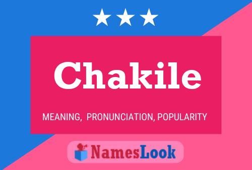 Chakile Name Poster