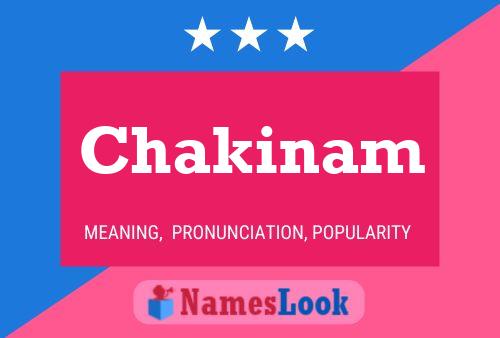 Chakinam Name Poster