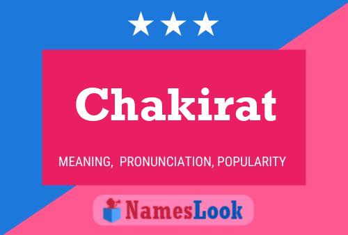 Chakirat Name Poster