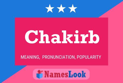 Chakirb Name Poster