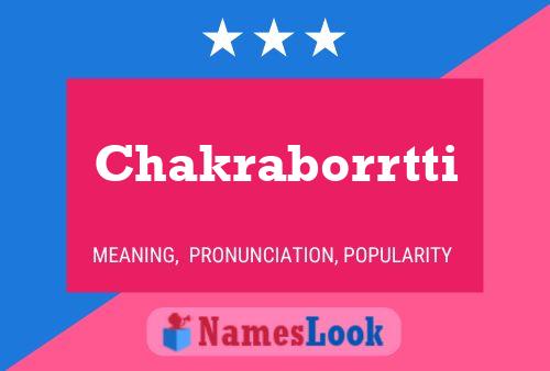 Chakraborrtti Name Poster