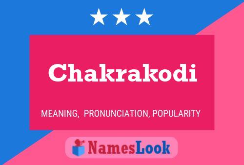 Chakrakodi Name Poster