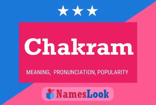 Chakram Name Poster