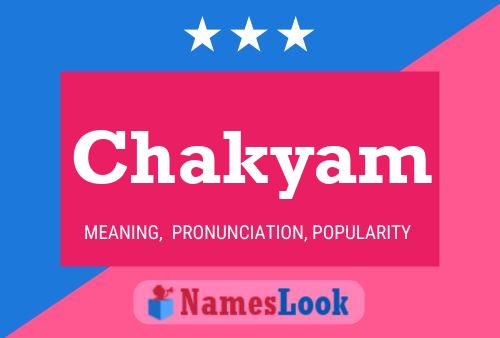 Chakyam Name Poster